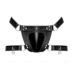 Heren string bdsm met chastity lock voor een kinky, strakke look - Male Power - Afbeelding 2