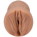 Vagina masturbator met gestructureerde binnenkant – Vanille - Afbeelding 3