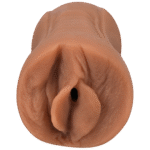 Vagina masturbator met realistische textuur – Caramel - Afbeelding 3