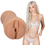 Vagina masturbator met unieke interne textuur – Vanille - Afbeelding 3