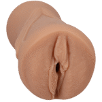 Vagina masturbator met unieke interne textuur – Vanille - Afbeelding 2