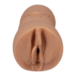 Vagina masturbator met unieke interne structuur – Vanille - Afbeelding 4