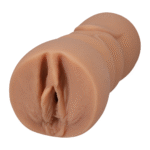 Vagina masturbator met unieke interne structuur – Vanille - Afbeelding 5