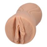 Vagina masturbator met unieke interne textuur – Vanille - Afbeelding 3