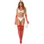 Roleplay lingerie met verleidelijke verpleegsterslook voor speelse avonden – LIN - Afbeelding 2