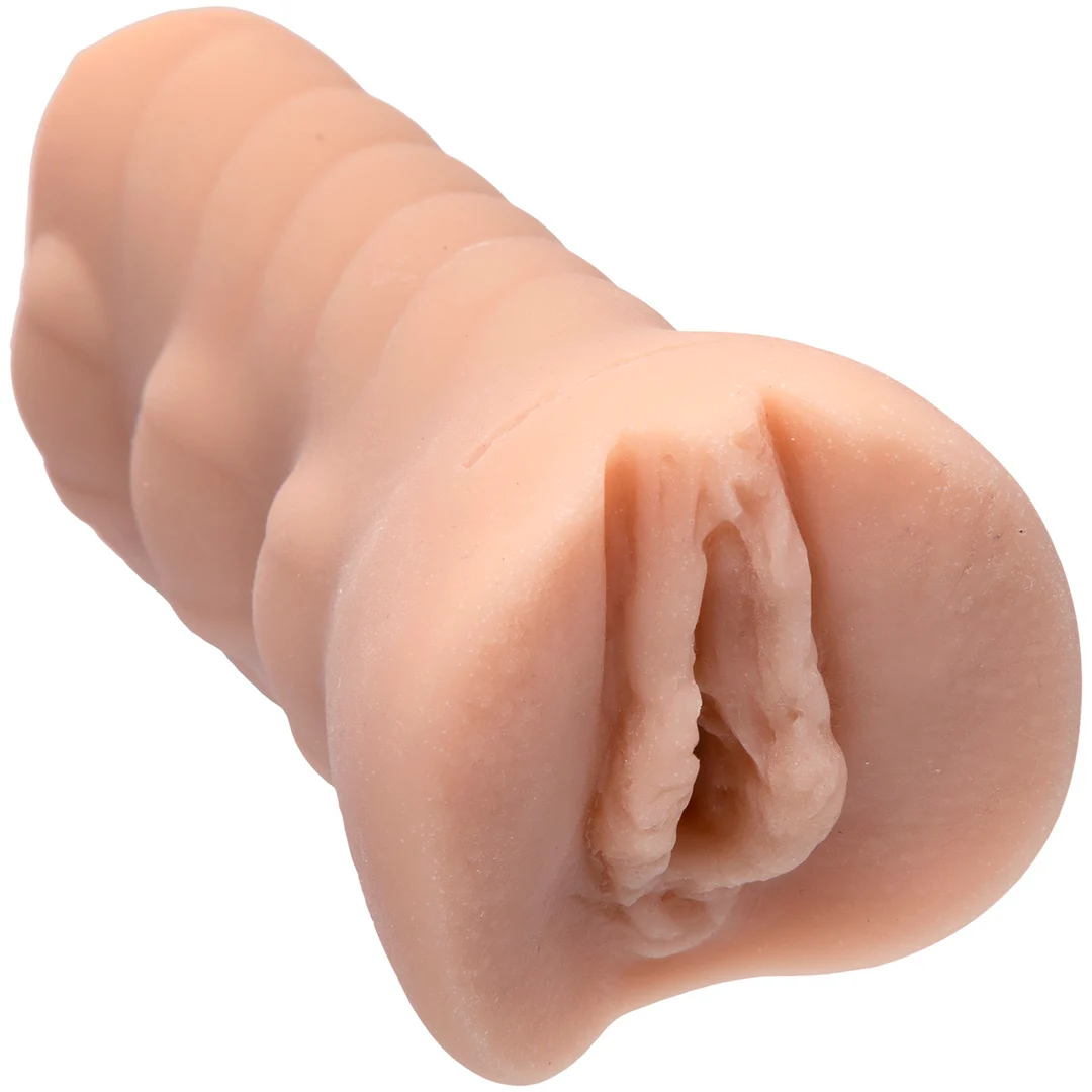 Vagina masturbator met geribbelde binnenwand – ULTRASKYN Pocket Pussy - Afbeelding 4