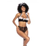 Roleplaykostuum met haltertop en high-waist slip voor sexy verleiding – LIN - Afbeelding 8