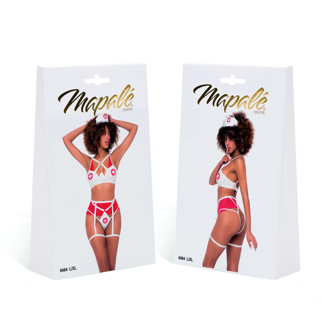 Costume da infermiera Mapalé L/XL - immagine 4