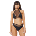 Lingerie set met sexy mesh en hoge taille voor verleidelijke look – Impulse - Afbeelding 3