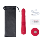 vibrator – app-controlled duwbeweging & vibratie – Lovense rood Lovense - Afbeelding 6
