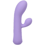 Rabbit vibrator – 10 standen & oplaadbaar – Lilac Doc Johnson - Afbeelding 4