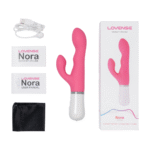 rabbit vibrator – Bluetooth afstandsbediening – Lovense roze Lovense - Afbeelding 3