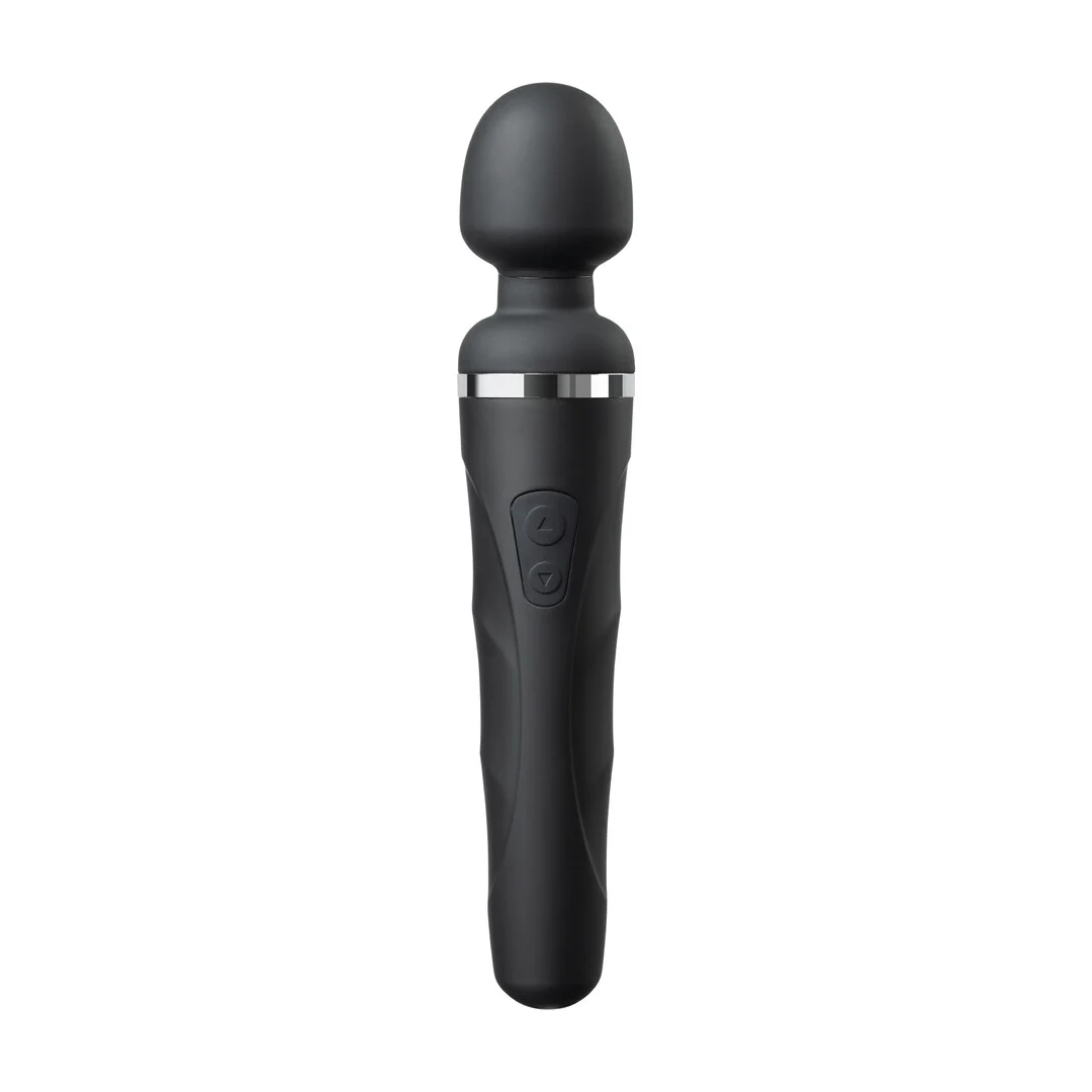 wand vibrator – Bluetooth app-gestuurd – Lovense Domi 2 Zwart Lovense - Afbeelding 4