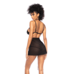 Kanten babydoll met afneembare rok voor verleidelijke vormen – LIN - Afbeelding 7