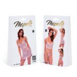 Babydoll met kanten bustier en string voor verfijnde curves – LIN