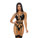 Sexy body lingerie met strappy garter-accent voor verleidelijke look – Forplay - Afbeelding 3
