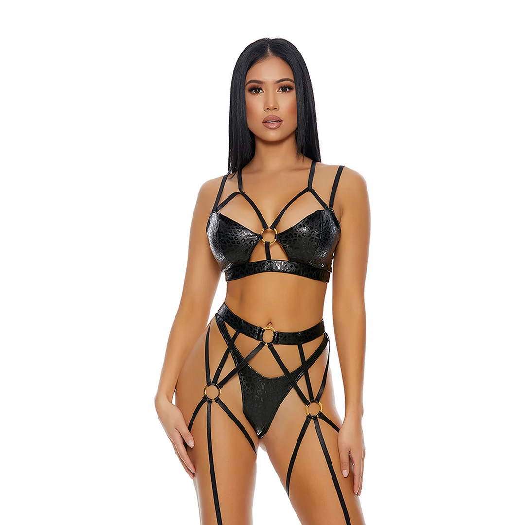 That's My Spot Dessous Set mit Cheetah Print – Bild 6