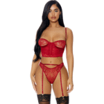 Kanten lingerie set met peek-a-boo cut-outs voor verleidelijk silhouet – LIN - Afbeelding 14