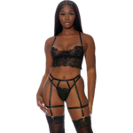 Sexy lingerie set met bustier voor verleidelijk figuur - Blooming Beauty - Afbeelding 10