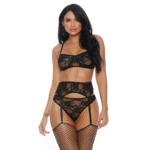 Jarretelset met kanten allure en underwire voor elegante looks – Lace Me Down - Afbeelding 2