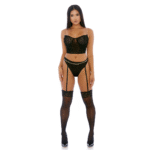 Jarretelset & lingerie set met gouden kettingen voor sexy looks – LIN - Afbeelding 2