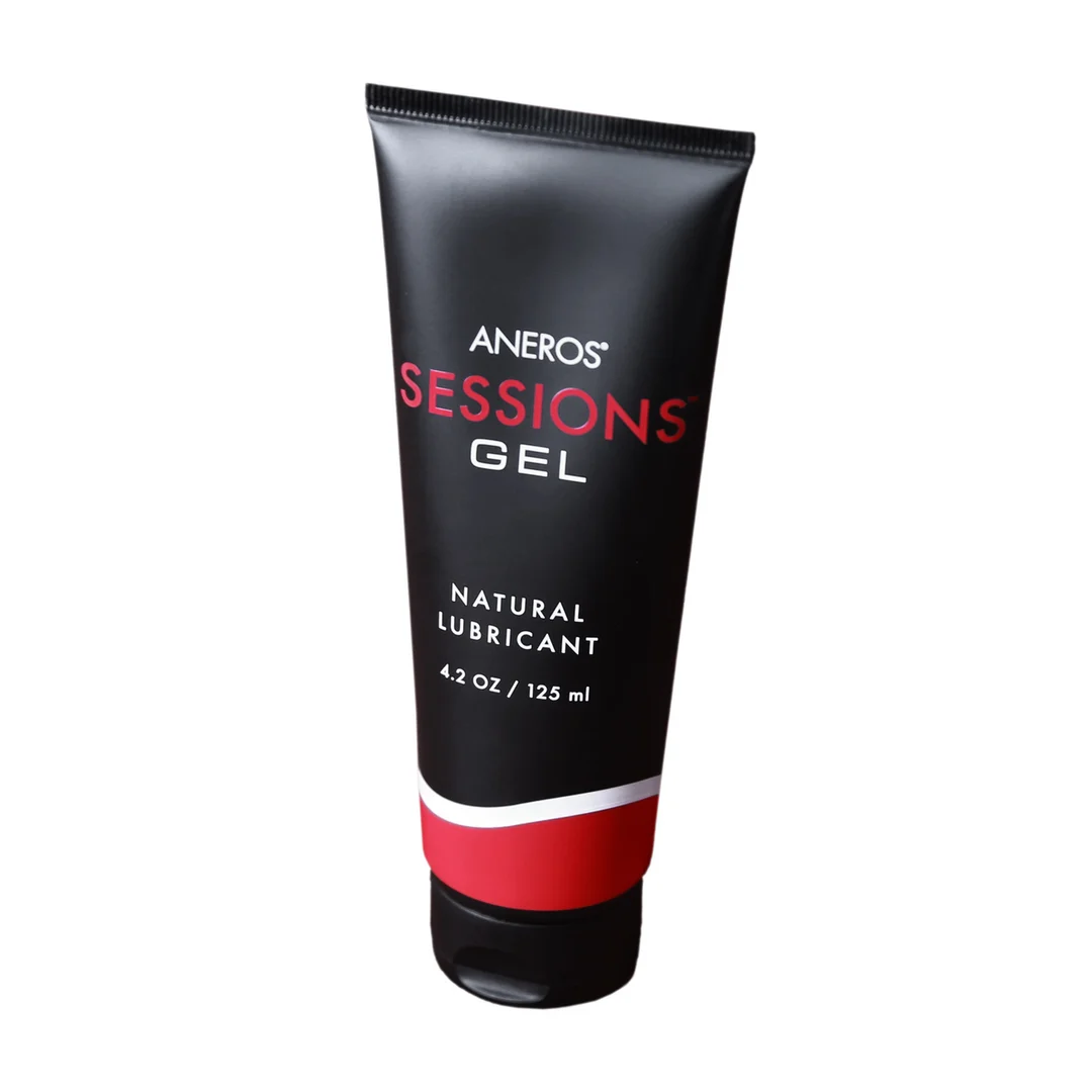 Glijmiddel op waterbasis – Sessions Gel, natuurlijk en geur- en smaakvrij – 125 ml – Sessions - Afbeelding 1