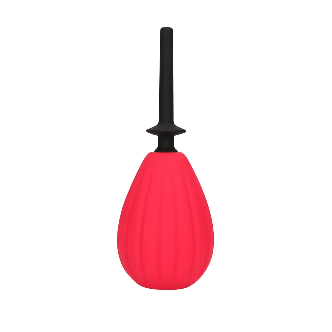 Anale douche – Prelude enema bulb kit met eenrichtings- en langzaamstroomventiel, rood – Mannelijk – Aneros - Afbeelding 5