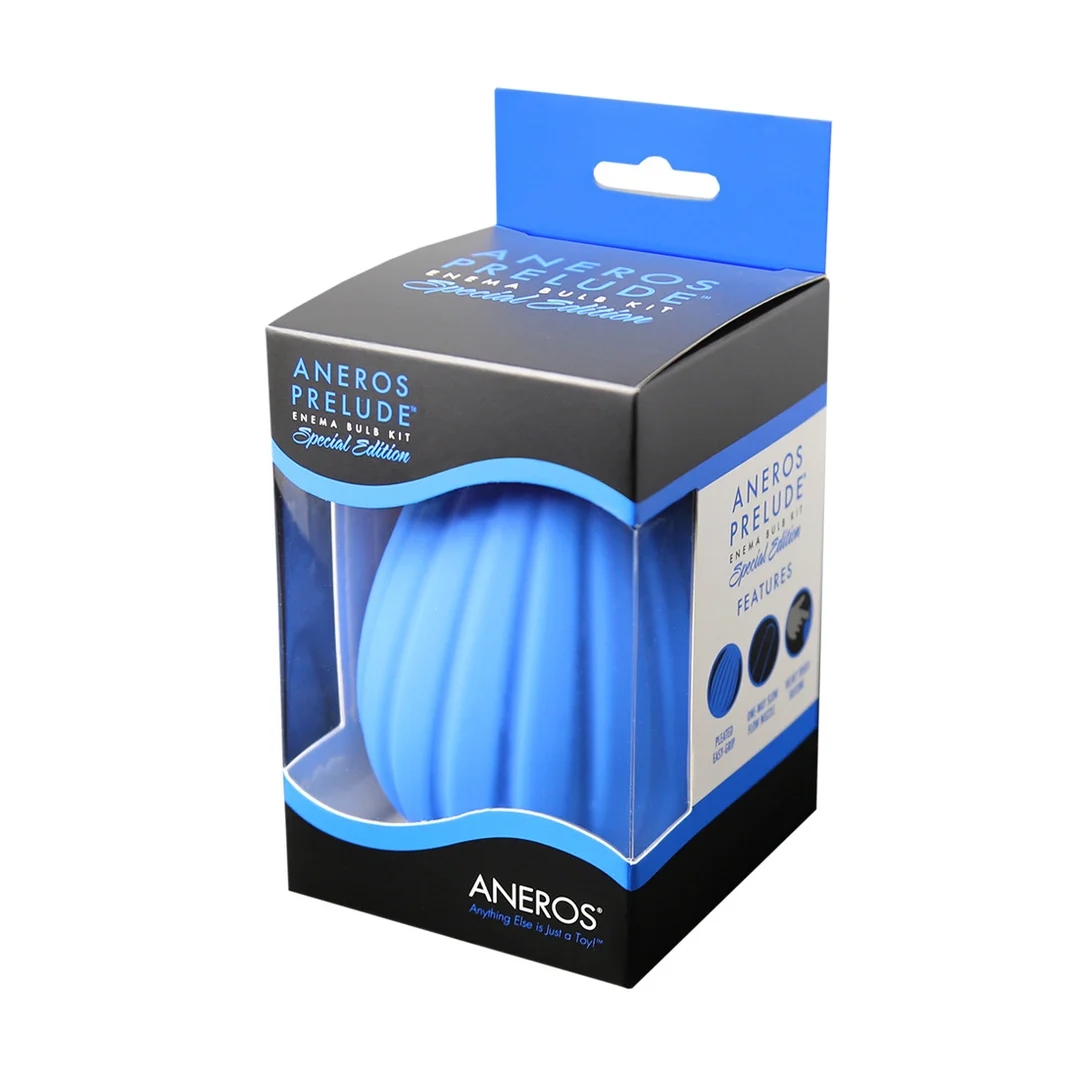 Anale douche – Prelude enema bulb kit met eenrichtings- en langzaamstroomventiel, rood – Mannelijk – Aneros - Afbeelding 6