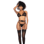 jarretelset met geborduurd applicatie voor verleidelijke lingerie-look – LIN - Afbeelding 10