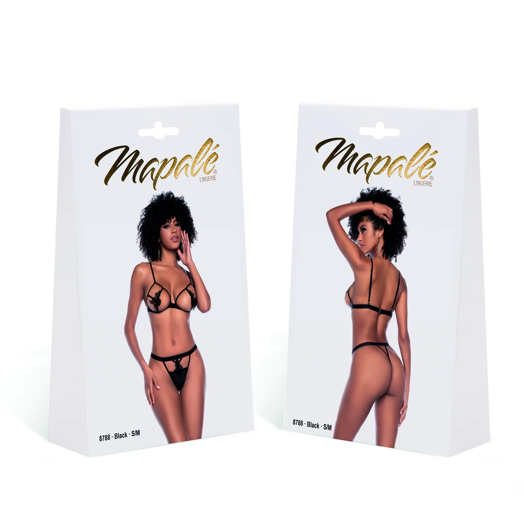 Lingerie set met open cup en sexy string voor verleiding – LIN - Afbeelding 8