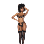 Jarretelset met open cup en kanten details voor sexy lingerie-look - Yours Truly - Afbeelding 6