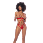 Sexy harness body met hartdetails voor verleidelijke look - Heartstroke - Afbeelding 4