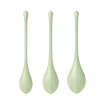Toy voor bekkenbodemtraining met zachte vorm – Yoni Power 2 - Kegel Balls Set - Lichtgroen - Afbeelding 3