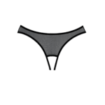 Open panty met wimperskant en kanten string-vibe voor curves – SexyPlus