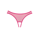 Open panty met wimperskant en kanten string-vibe voor curves – SexyPlus - Afbeelding 4