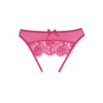 Open panty met wimperskant en kanten string-vibe voor curves – SexyPlus - Afbeelding 5