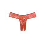 Kanten string met open kruis voor verleidelijke curves, sexy lingerie – Chiqui Love - Afbeelding 7