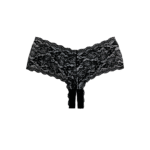 Open panty sexy slipje met kanten twist voor verleidelijke heupen – Candy Apple - Afbeelding 2