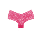 Open panty sexy slipje met kanten twist voor verleidelijke heupen – Candy Apple - Afbeelding 4