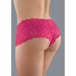Open panty sexy slipje met kanten twist voor verleidelijke heupen – Candy Apple - Afbeelding 6