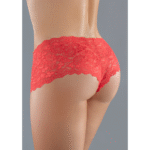 Open panty sexy slipje met kanten twist voor verleidelijke heupen – Candy Apple - Afbeelding 9