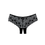Sexy slipje met geschulpte kant en open kruis voor curves - Sweetheart - Afbeelding 4