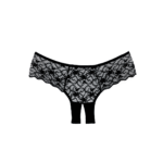 Sexy slipje met geschulpte kant en open kruis voor curves - Sweetheart - Afbeelding 5