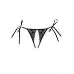 Sexy open panty met kanten accenten en strikjes voor verleiding – LIN - Afbeelding 4