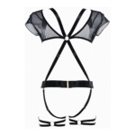 Jarretelset met open panty voor sexy silhouetten – St. Tropez Babe - Afbeelding 4