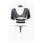 Corset met mesh en string voor gewaagde, speelse allure – LIN - Afbeelding 5