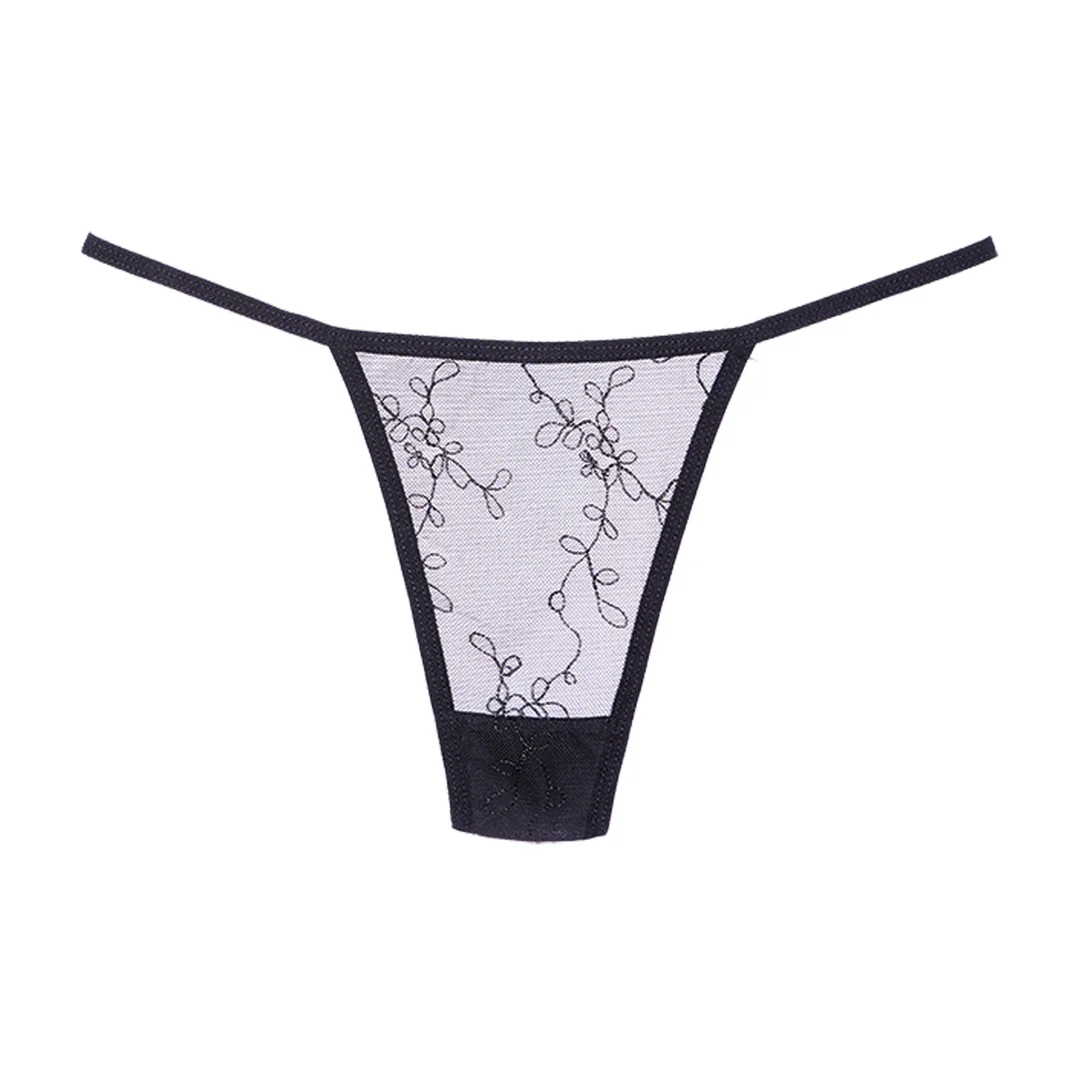 Allure Mesh String schwarz – Bild 2