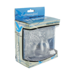 Wand vibrator met zachte noppenbuis – Mastubator Aansluiting XR Brands