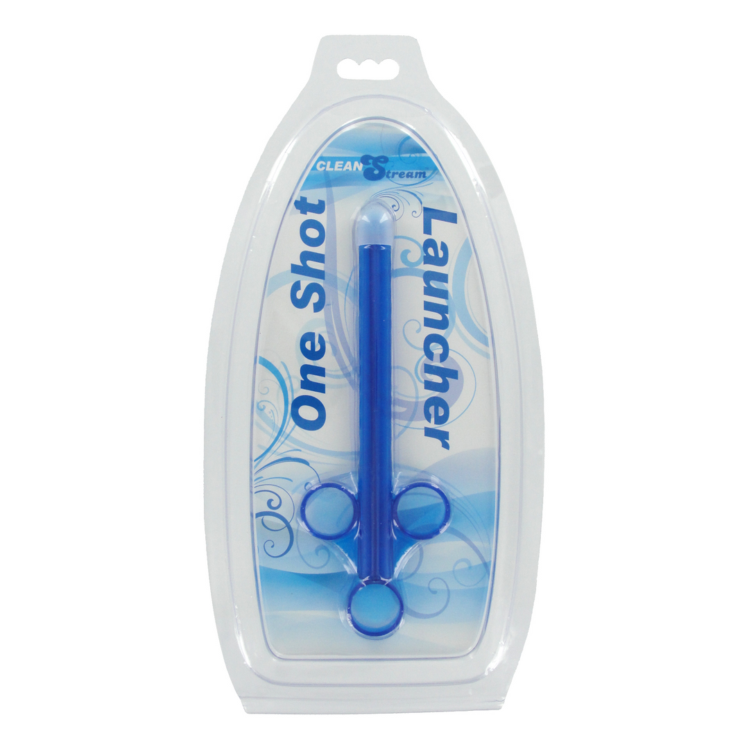 AC221-2 Lube Launcher – One Shot XL met vingerlussen en dop – Geslachtsneutraal – XR Brands - Afbeelding 1
