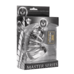 Chastity cage met 6 ringen – M/L - Afbeelding 3